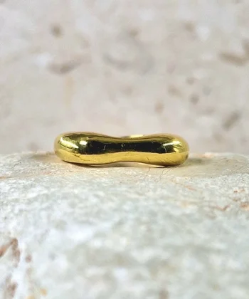 Χειροποίητο δαχτυλίδι together chevallier από επιχρυσωμένο ασήμι 925 μέγεθος 49 ανοιγόμενο