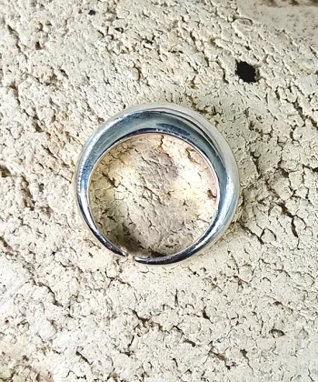 Alternative view of Δαχτυλίδι ασημένιο round chevallier