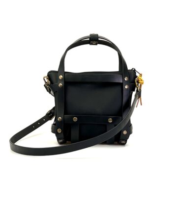 Alternative view of Daniel Chong harness bag χιαστί μαύρη