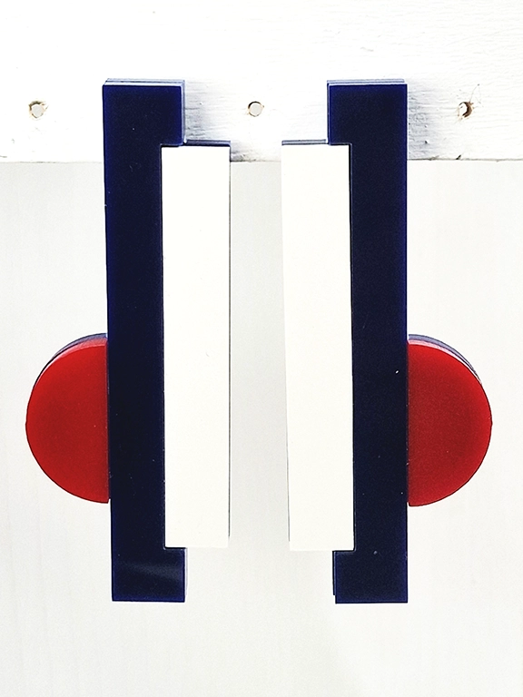 Σκουλαρίκια sunset plexi glass - Image 4