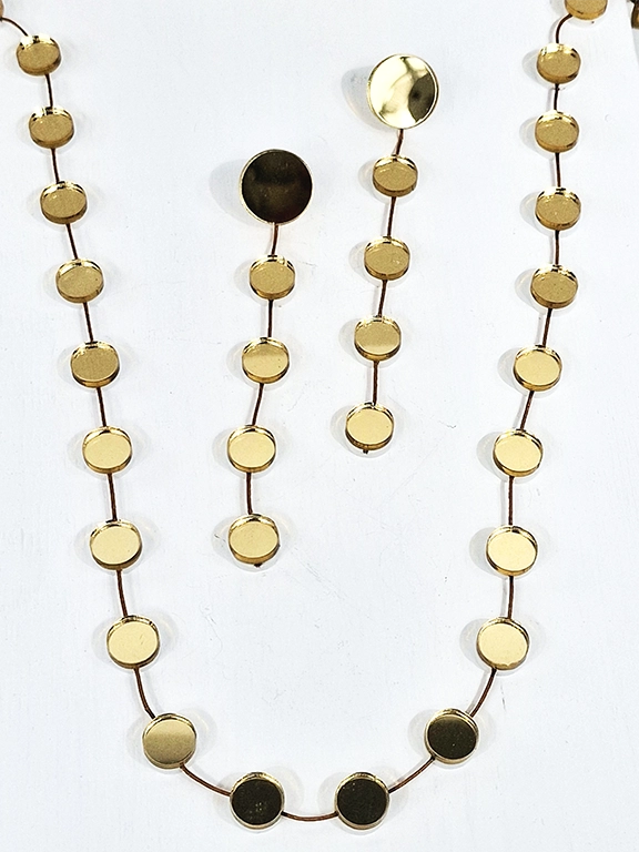 Σκουλαρίκια bubbles άσπρο χρυσό plexi glass - Image 5