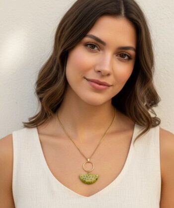 Alternative view of Κολιέ κεραμικό κομφετί