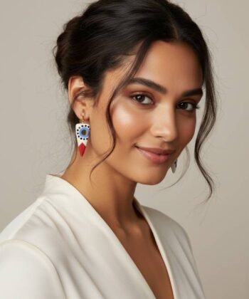 Alternative view of Σκουλαρίκια κεραμικά βέλος