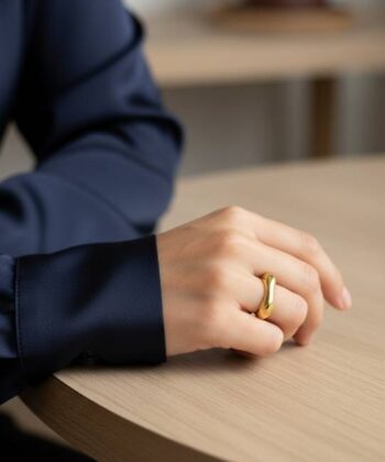 Alternative view of Δαχτυλίδι together χρυσό chevallier